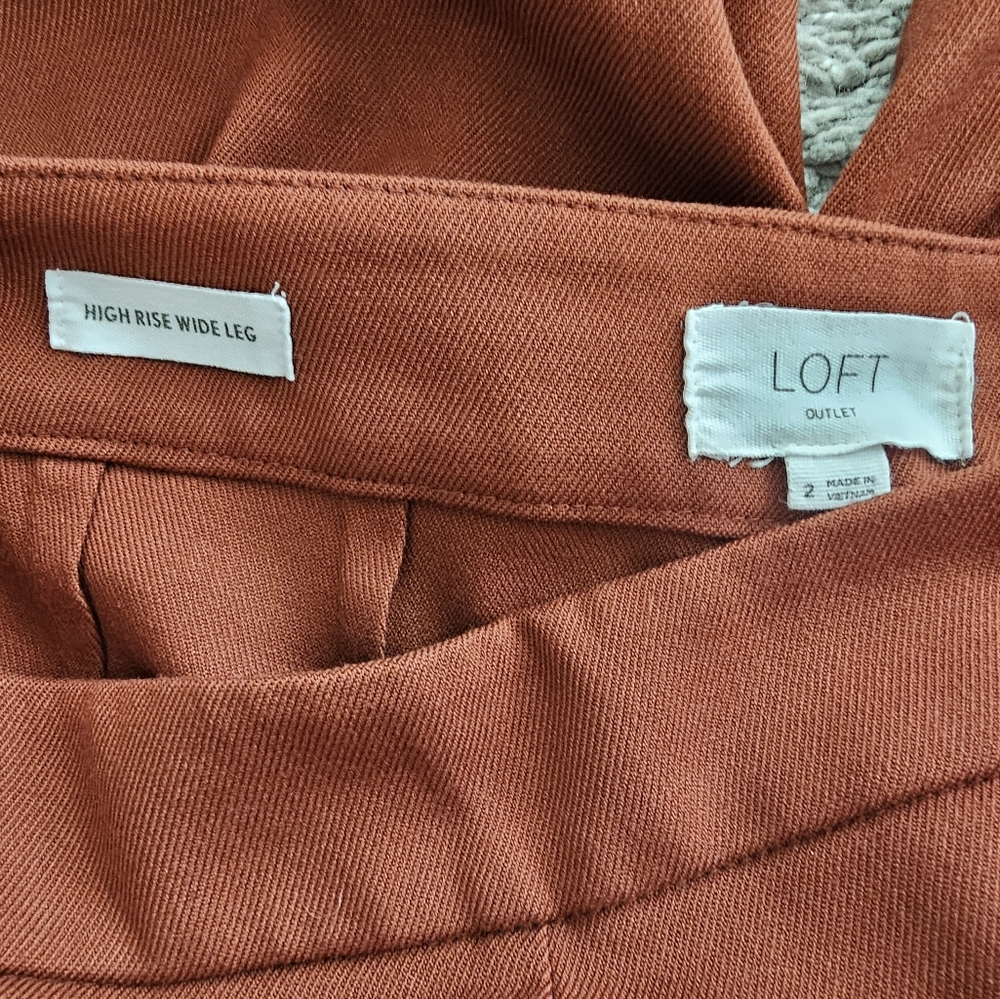 Loft Outlet High Rise Wide Leg - Picture 5 of 6